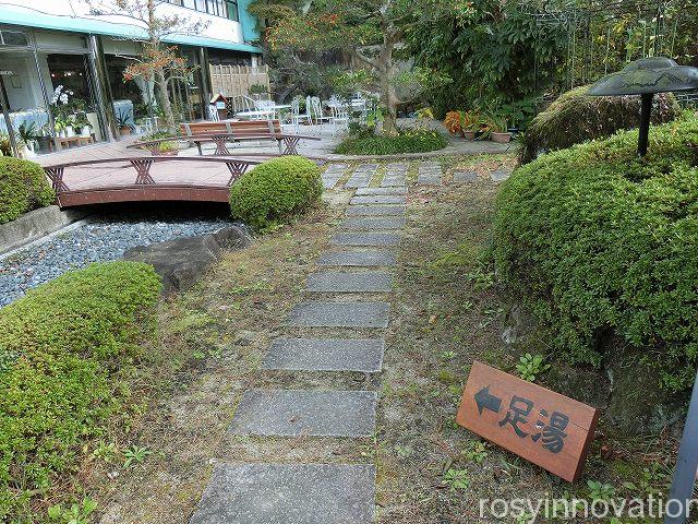 湯郷グランドホテル　足湯　無料